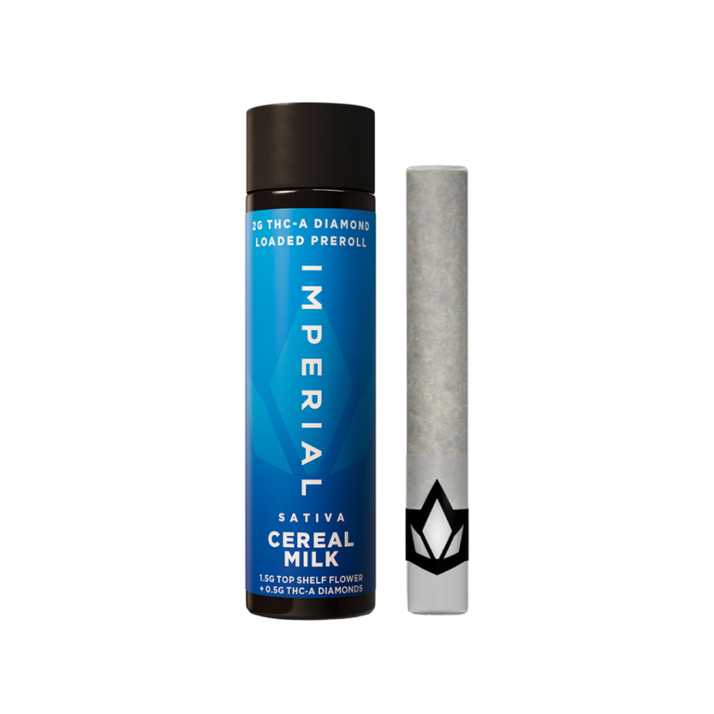 Diamond Infused Top Shelf Preroll with Glass Tip • 2 Grams THCa Flower