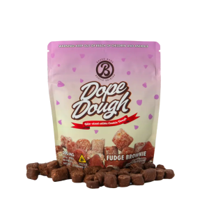 Infused Cookie Dough • 200mg THC/Bag • 40 Bites/Bag • 5mg THC/Bite - Fudge Brownie