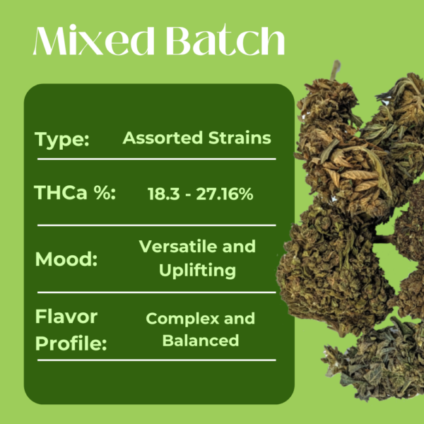 Mixed Batch • Assorted Budget Flower Strains • 18.3-27.16% THCa - Image 3