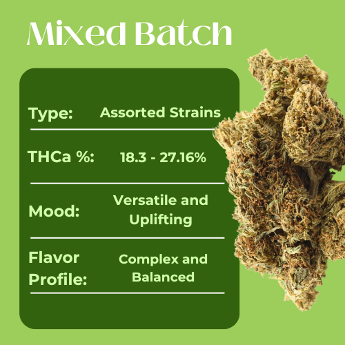 Mixed Batch • Assorted Budget THCa Flower Strains • 18.3-27.16% THCa - Image 3