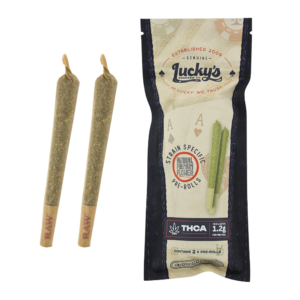 THCa Pre-Rolls • 2 Pack • 1.2 Grams/Roll • Packed with Full Buds Only