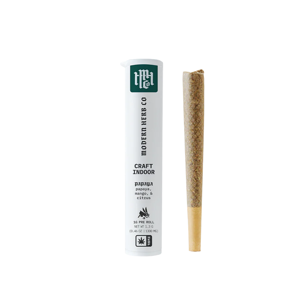 Lower Potency Indoor Grown Preroll • 1 Gram THCa Flower