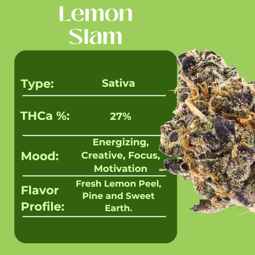 Lemon Slam • Sativa • Top Shelf Indoor Flower • 27% THCa - Image 4