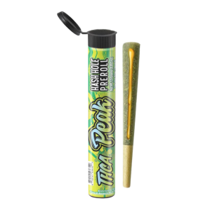 Alternative view of THCa Hash Hole • 1.5 Grams • Live Rosin Core