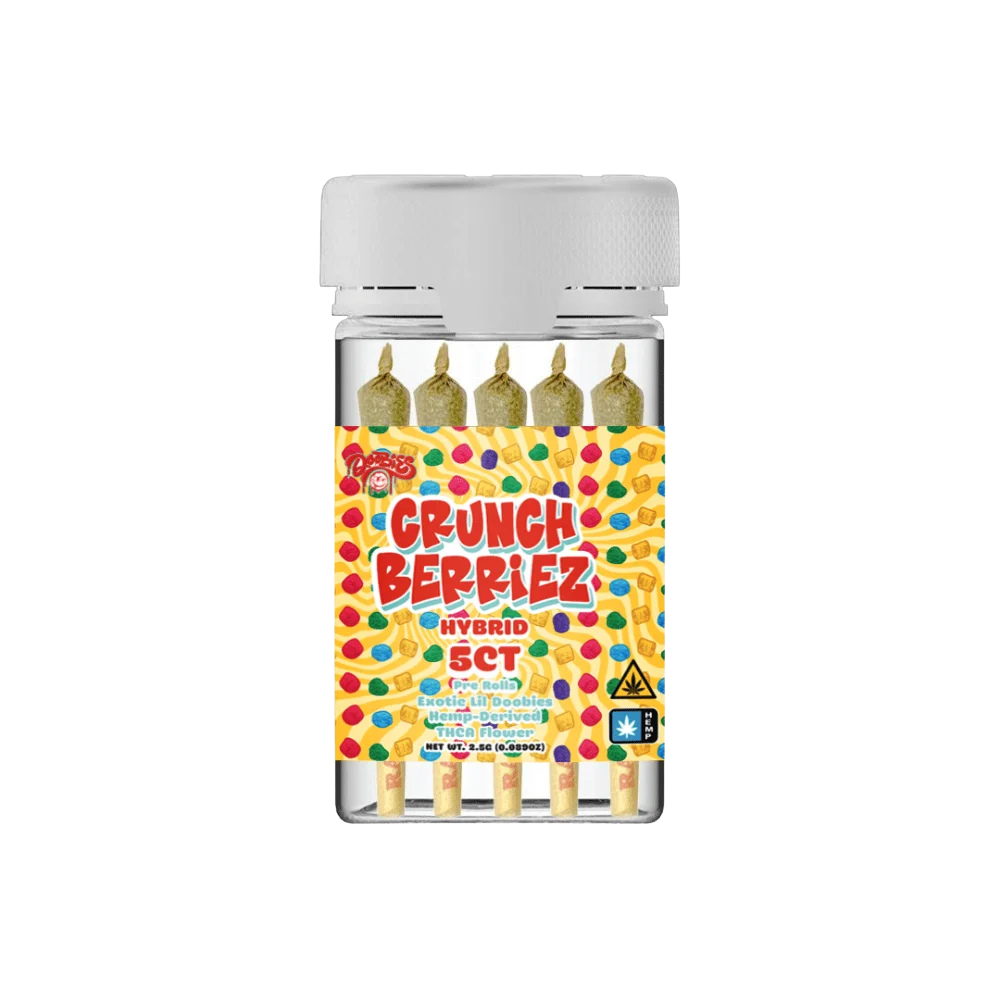 5 Mini Prerolls • 0.5g Per THCa Flower • 2.5g Total