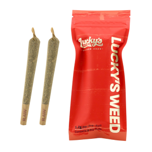 Alternative view of Prerolls Packed with Budget Buds • 2 Count • 2.4 Grams THCa Flower/Total • 1.2 Grams THCa Flower/Preroll