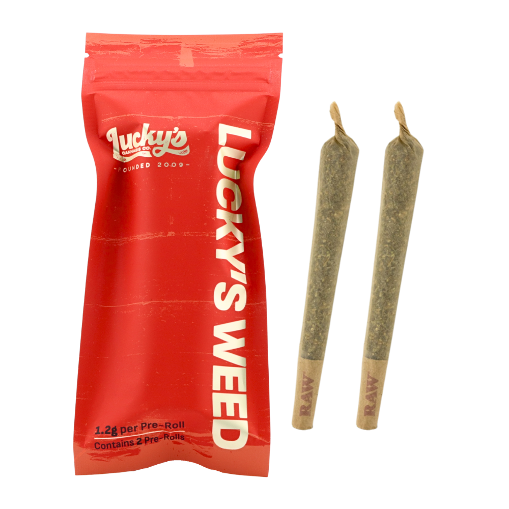Prerolls Packed with Budget Buds • 2 Count • 2.4 Grams THCa Flower/Total • 1.2 Grams THCa Flower/Preroll
