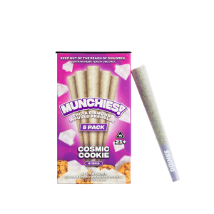Munchies Diamond Infused Prerolls • 5 Count • 3.5 Grams THCa Flower/Total • 0.7 Grams THCa Flower/Preroll